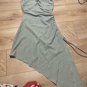 SHEIN Mint Asymmetrical Dress